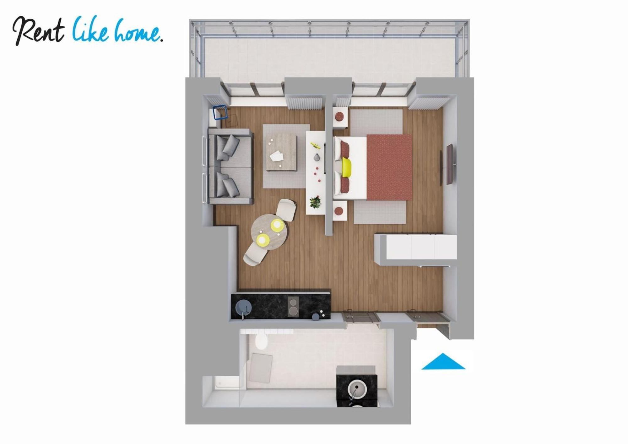 Rent Like Home - Oxygen Wronia 45 II Варшава Екстер'єр фото